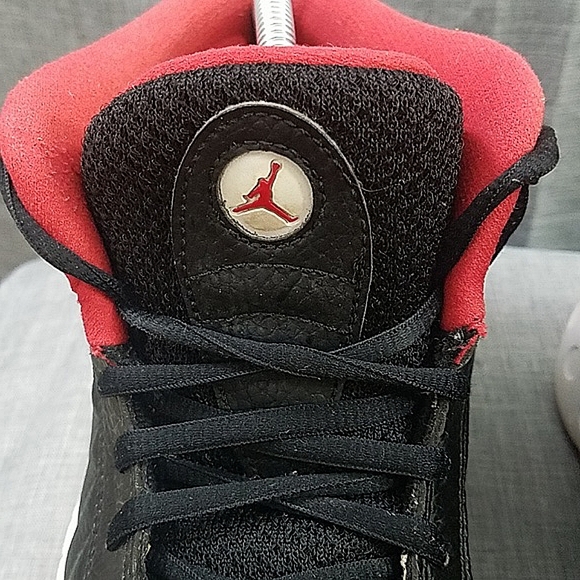 Nike Air Jordan Jumpman Pro 'bred' sneakers - black red men's 10 906876-001 - Picture 4 of 14